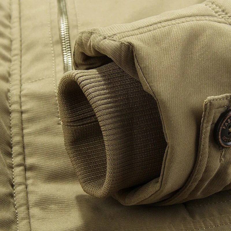 Parka d'Hiver Thermique pour Hommes avec Multiples Poches