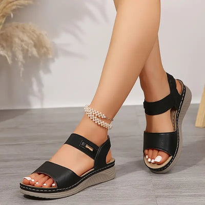 SANDALES COMPENSÉES D'ÉTÉ MALANDA™ POUR FEMME