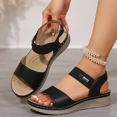 SANDALES COMPENSÉES D'ÉTÉ MALANDA™ POUR FEMME