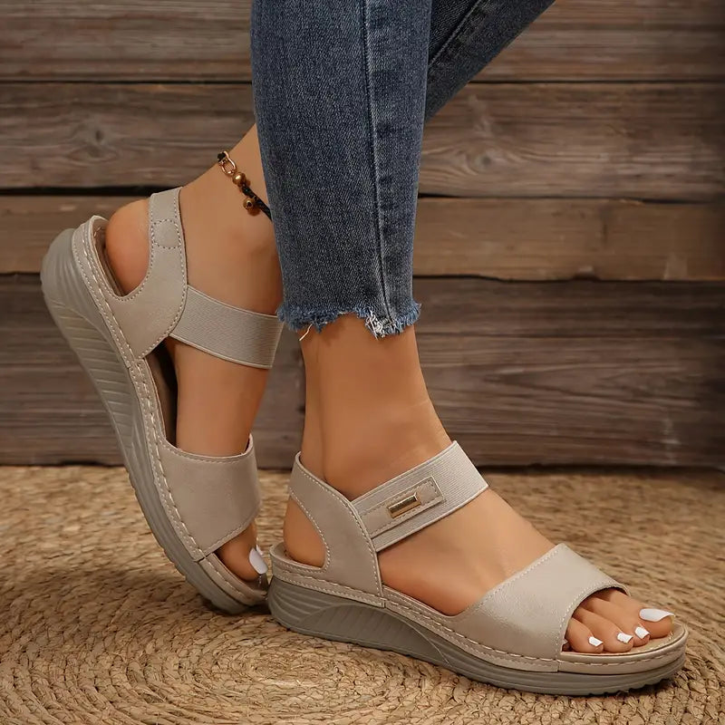 SANDALES COMPENSÉES D'ÉTÉ MALANDA™ POUR FEMME