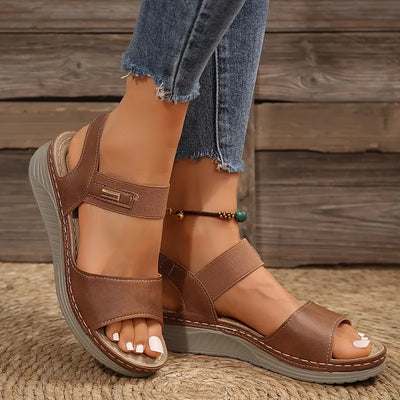 SANDALES COMPENSÉES D'ÉTÉ MALANDA™ POUR FEMME
