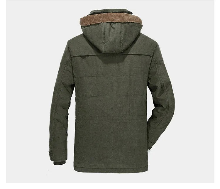 Parka d'Hiver Thermique pour Hommes avec Multiples Poches