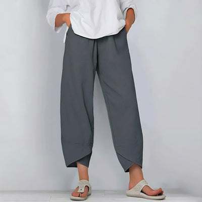 Bella - Pantalon Chic en Coton et Lin