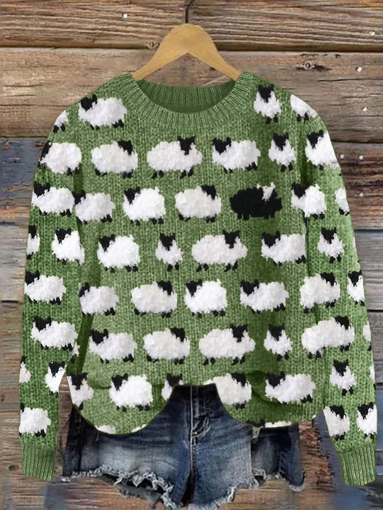 Lenore™ | Pull aux motifs de moutons