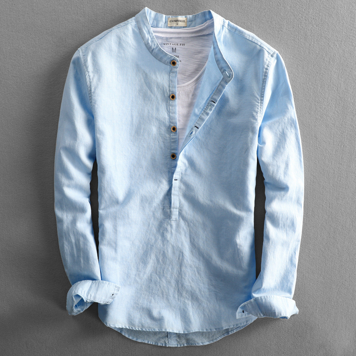 Vincent - Chemise estivale en lin pour homme