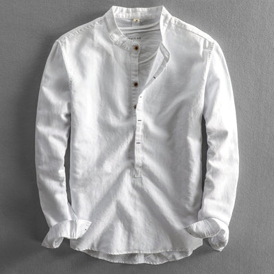 Vincent - Chemise estivale en lin pour homme
