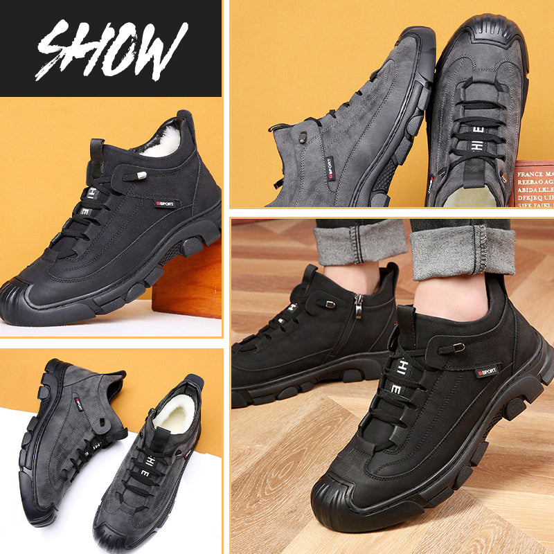 David™ – Sneakers pour homme avec doublure en fausse fourrure pour l’hiver