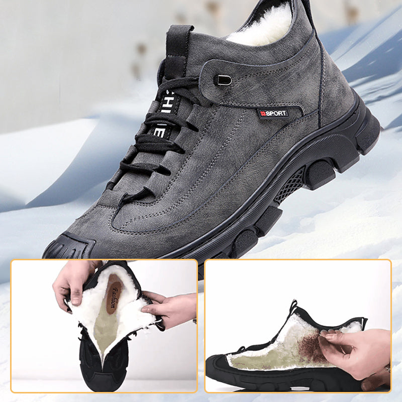 David™ – Sneakers pour homme avec doublure en fausse fourrure pour l’hiver