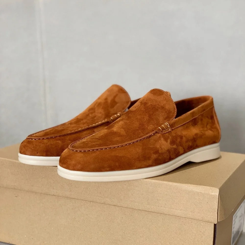 Louis™ | Mocassins en daim