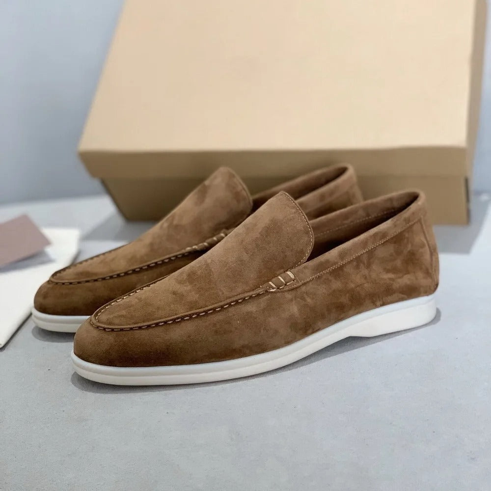 Louis™ | Mocassins en daim