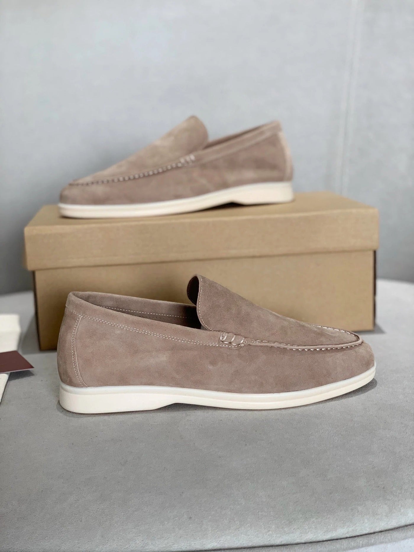 Louis™ | Mocassins en daim